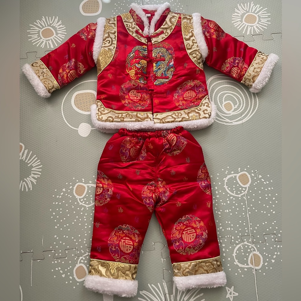 Traditional Chinese Boy Outfit 2T